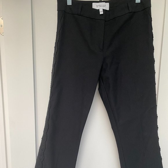 Derek Lam 10 Crosby - Lace Embellished Crosby Crop Flare Size 4 (Never Worn) - Picture 3 of 5